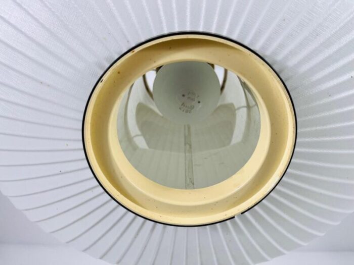 mid century modern saucer shape pendant lamp italy 1960s 4628