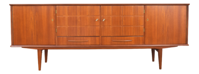 mid century norwegian teak sideboard 1960s 4509