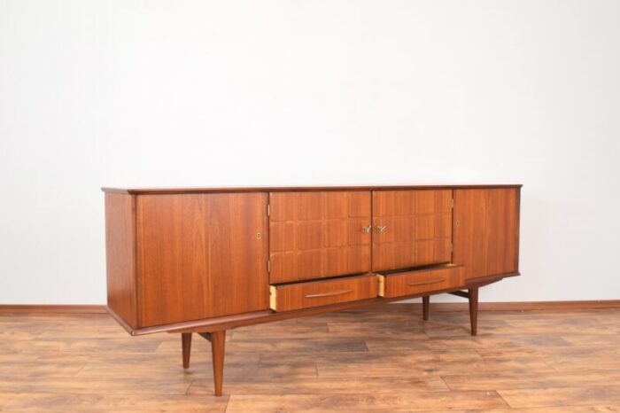 mid century norwegian teak sideboard 1960s 4996