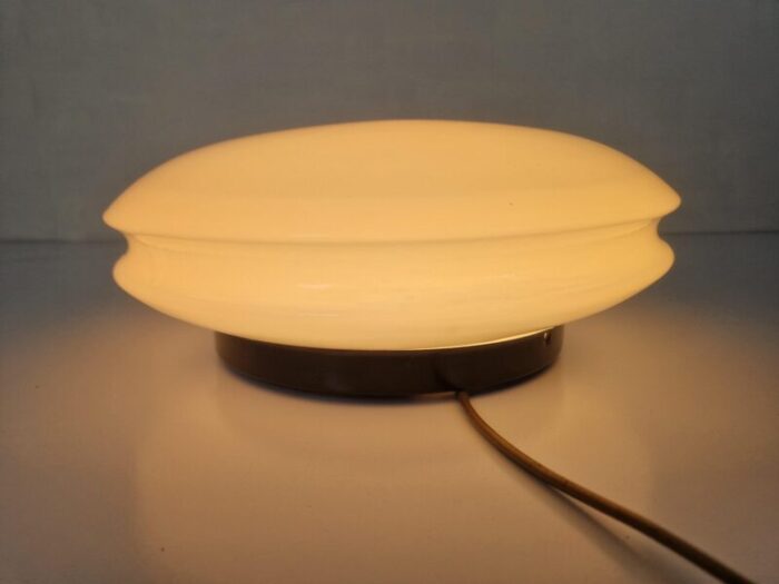 mid century opaline ufo lamp from raak 1960s 2416