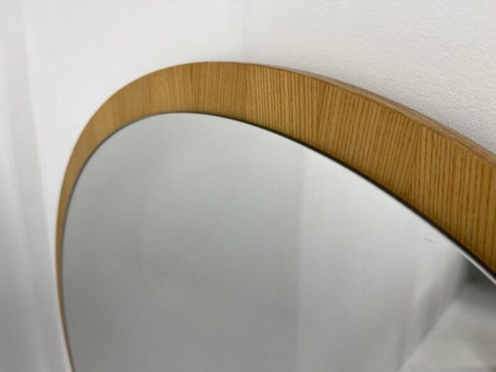 mid century round wall mirror czechoslovakia 1970s 3