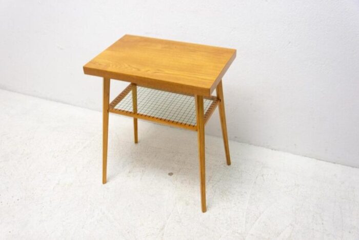 mid century side table from drevopodnik holesov czechoslovakia 1960s 2855