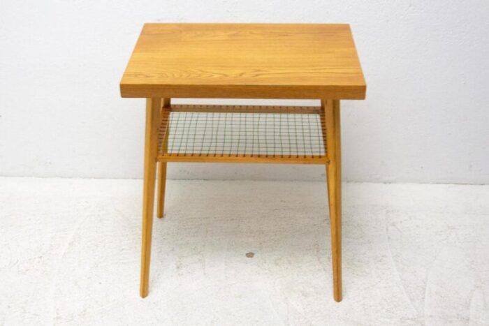 mid century side table from drevopodnik holesov czechoslovakia 1960s 7024