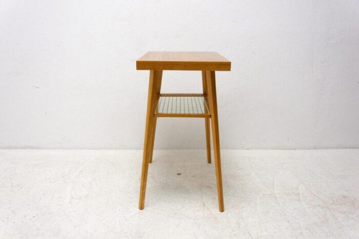 mid century side table from drevopodnik holesov czechoslovakia 1960s 8478