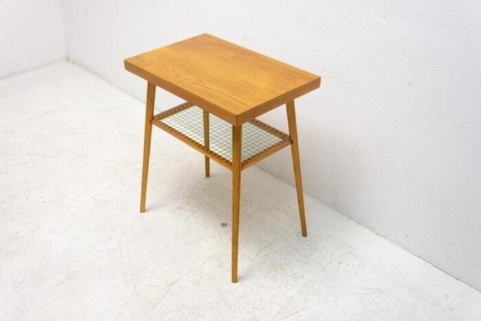 mid century side table from drevopodnik holesov czechoslovakia 1960s 9646