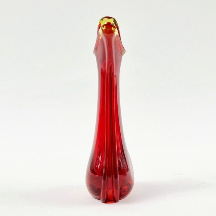 mid century sommerso murano glass vase attributed to flavio poli for seguso murano italy 1960s 3