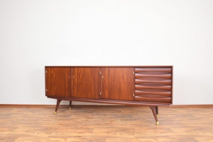 mid century teak sideboard by sven andersen for sven andersen mobelfabrik stavanger 1960s 0037