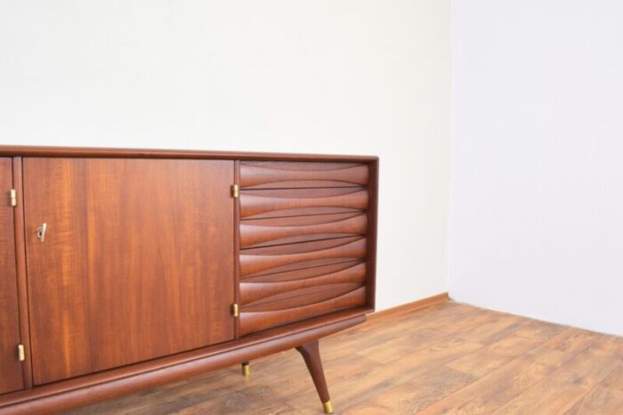 mid century teak sideboard by sven andersen for sven andersen mobelfabrik stavanger 1960s 6029