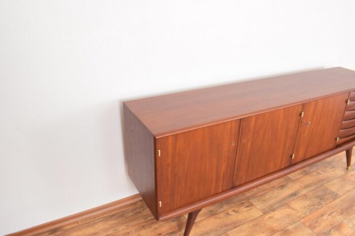 mid century teak sideboard by sven andersen for sven andersen mobelfabrik stavanger 1960s 9036