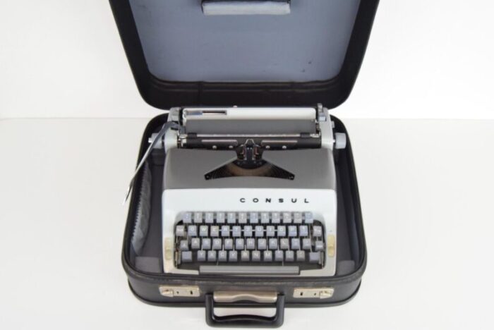 mid century typewriter from consul 1960s 14