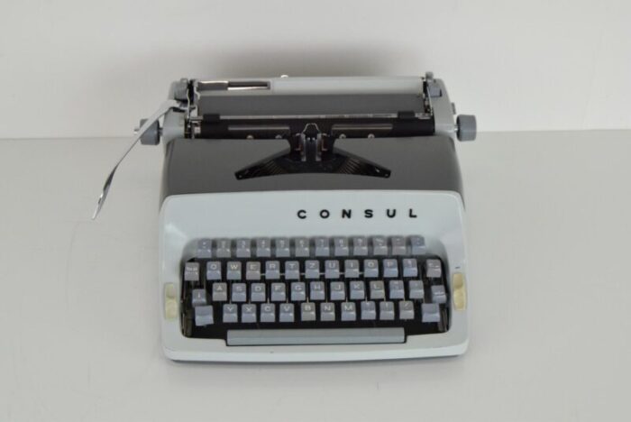 mid century typewriter from consul 1960s 2