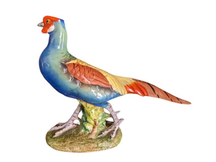 mid century ugo zaccagnini ceramic pheasant 0627