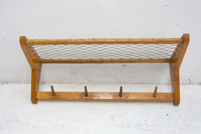 mid century wall shelf attributed to jizba czechoslovakia 1960s 5000