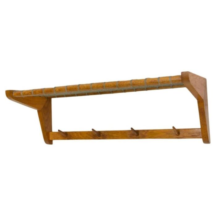 mid century wall shelf attributed to jizba czechoslovakia 1960s 9002