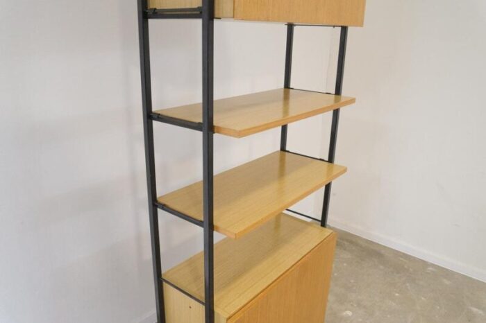 mid century wall shelf system former czechoslovakia 1980s 1002