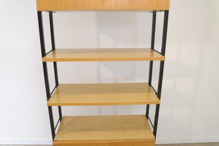 mid century wall shelf system former czechoslovakia 1980s 4274