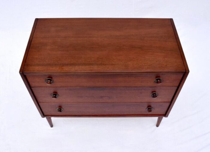 mid century walnut bachelors chest by jack cartwright for founders furniture 4773