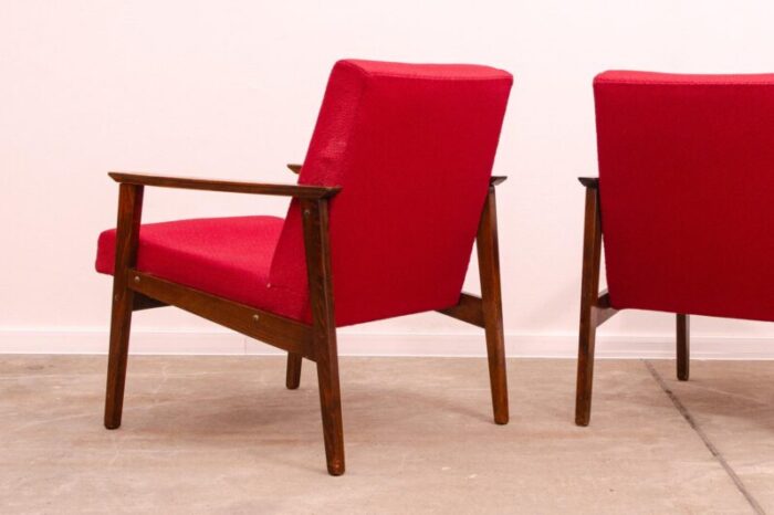 midcentury armchairs by jaroslav smidek for ton 1970s set of 2 4438