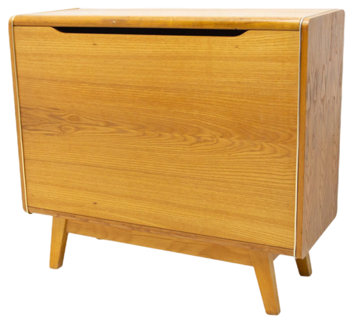 midcentury czechoslovakian beechwood dresser by bohumil landsman 1960s 2129