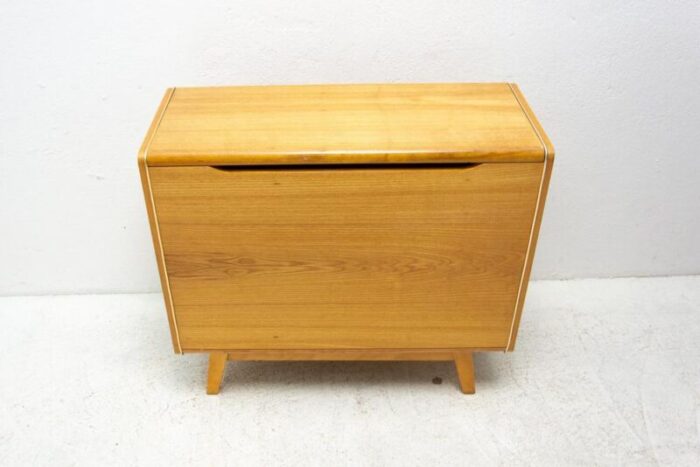 midcentury czechoslovakian beechwood dresser by bohumil landsman 1960s 2534