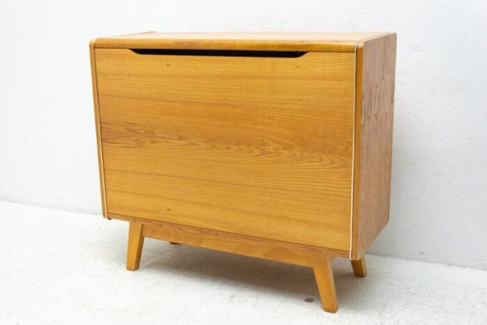 midcentury czechoslovakian beechwood dresser by bohumil landsman 1960s 8021