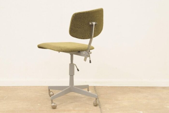 midcentury industrial swivel desk chair by kovona 1950s 0014