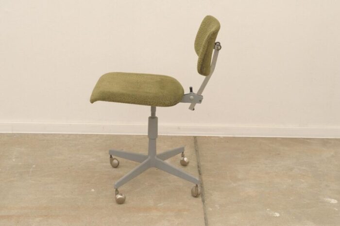 midcentury industrial swivel desk chair by kovona 1950s 2147