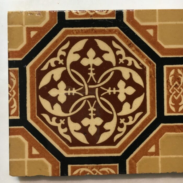 minton gothic revival tile circa 1870 8454