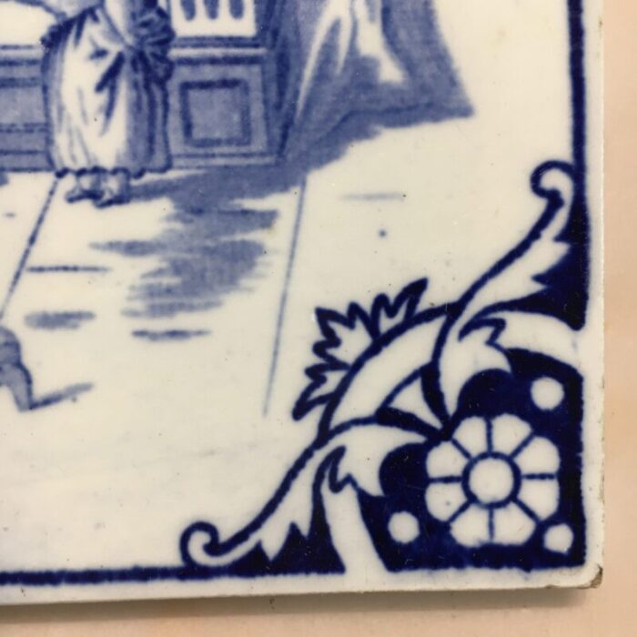 minton hollins regency series delft tile circa 1870 3305