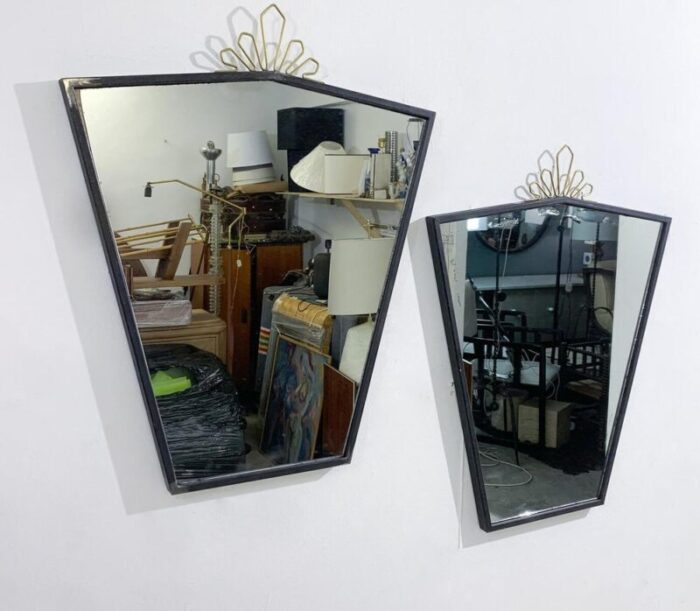 mirrors italy 1950s set of 2 5