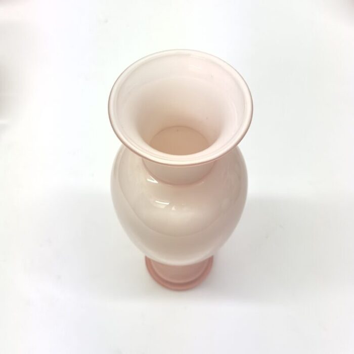 mixed pink glass vessel curation ft murano and mikasa group of 5 7102