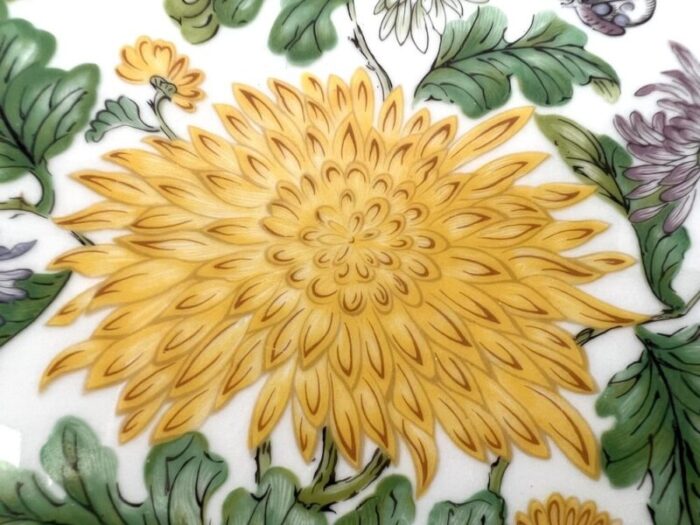 model chrysantheme plates from limoges 1980s set of 5 4