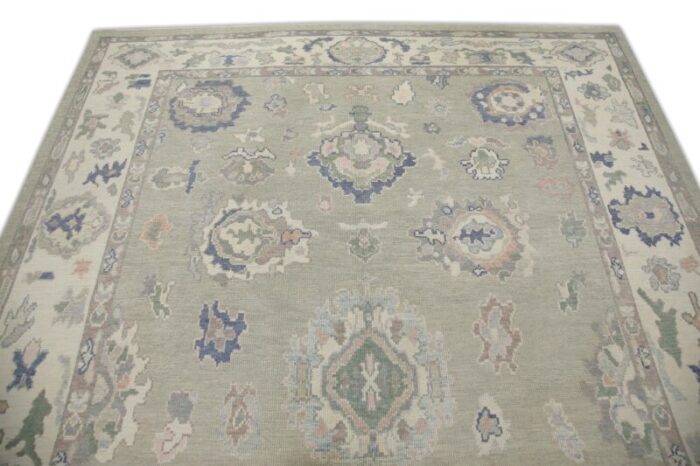 modern handmade turkish oushak rug 8 x 91 2935