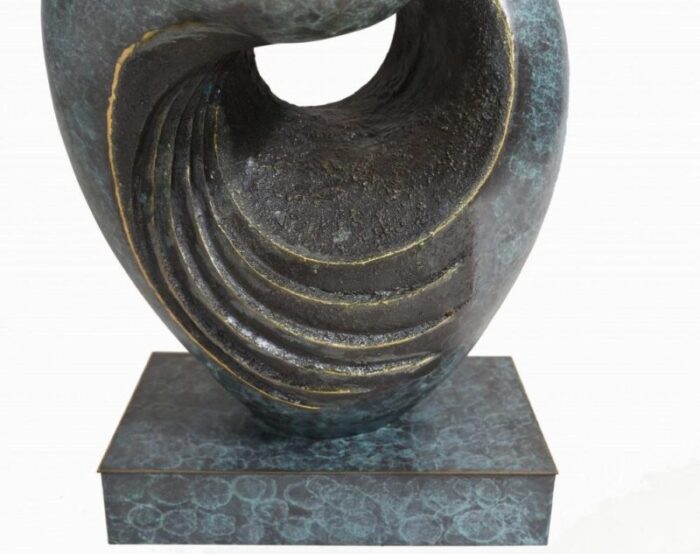 modernist abstract bronze art sculpture 10