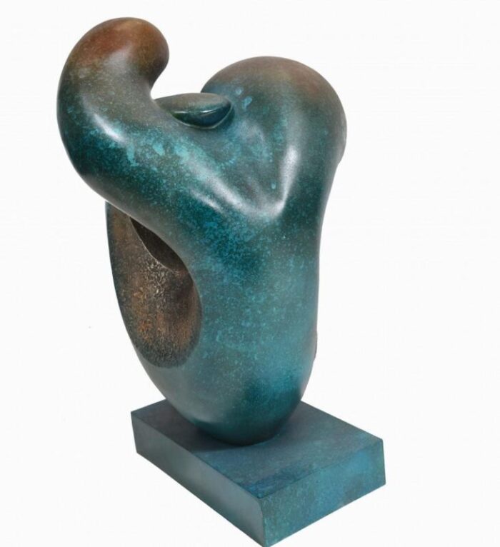 modernist abstract bronze art sculpture 6