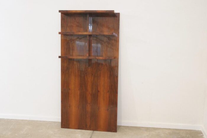 modernist wall shelf or bookcase former czechoslovakia 1930s 0221