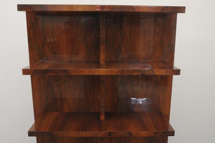 modernist wall shelf or bookcase former czechoslovakia 1930s 4061