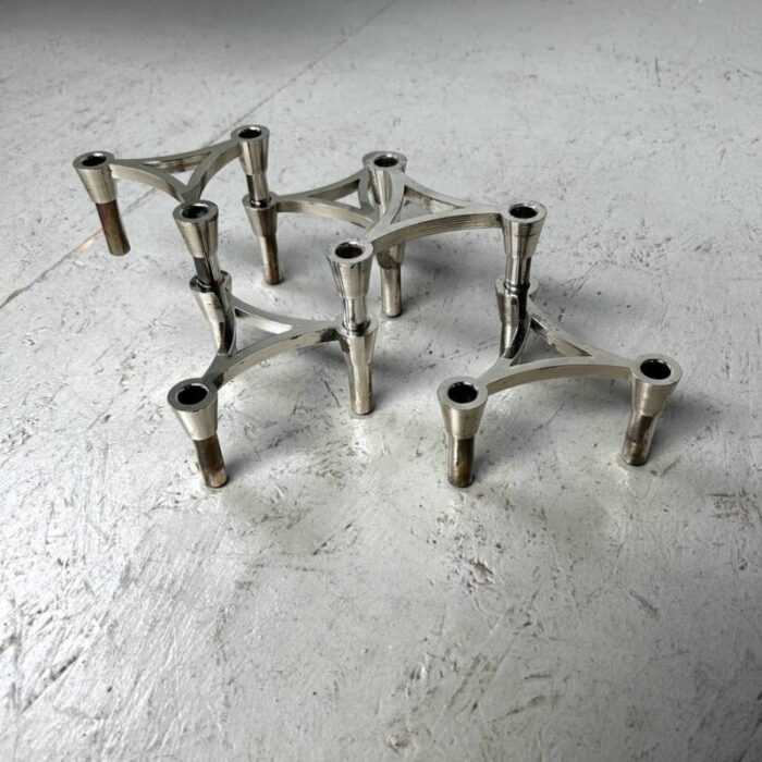 modular candleholders 1960s set of 5 2