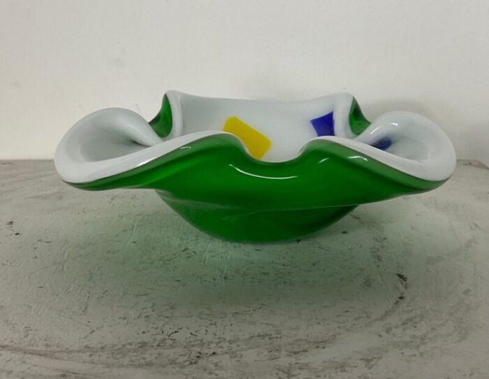 murano glass ashtray by flavio poli attributable to archimedes seguso 1960s 10