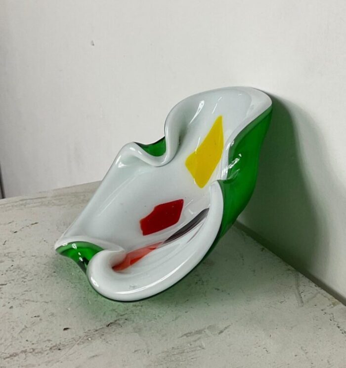 murano glass ashtray by flavio poli attributable to archimedes seguso 1960s 8