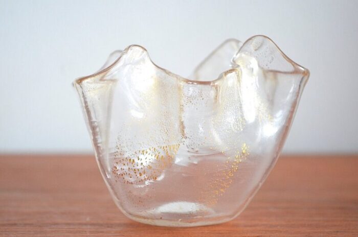 murano glass fazzoletto zanfirico vase attributed to venini 1960s 6