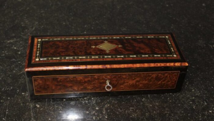 napoleon iii time jewelry box in marquetry 4