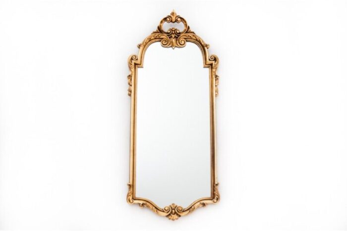 northern european mirror in golden frame 1930 1