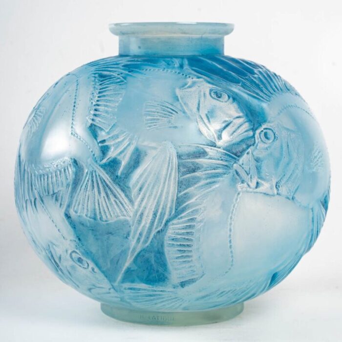 opalescent fish vase by rene lalique 1924 2