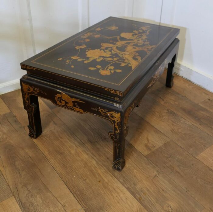 painted and lacquered chinoiserie coffee table 1890s 4569