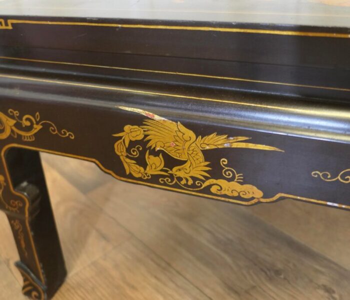 painted and lacquered chinoiserie coffee table 1890s 5385