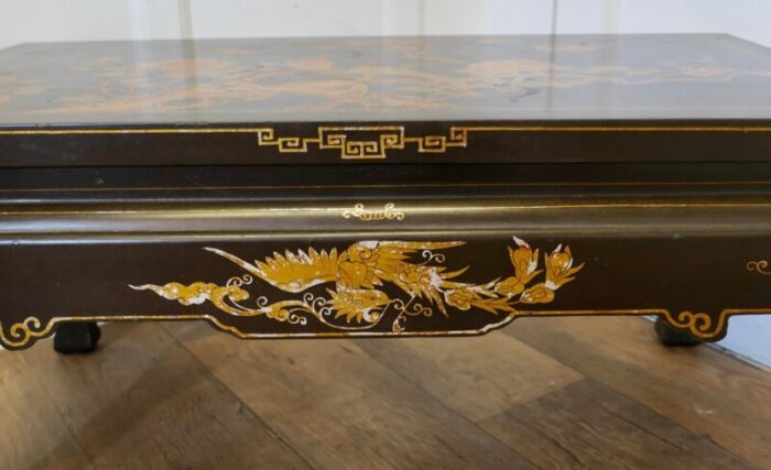 painted and lacquered chinoiserie coffee table 1890s 6671