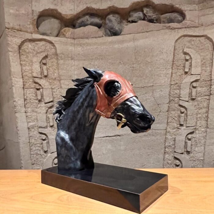 pam foss studio gallery bronze racehorse sculpture 0166