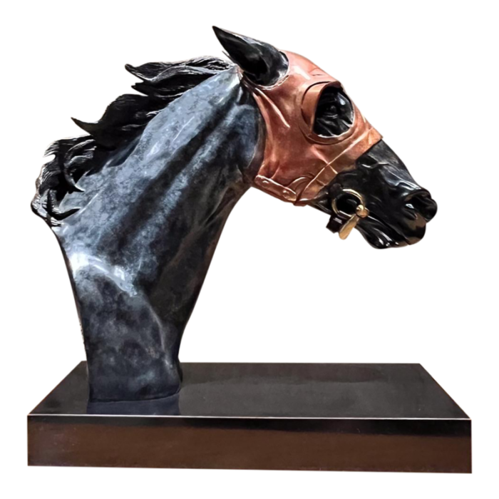 pam foss studio gallery bronze racehorse sculpture 1369