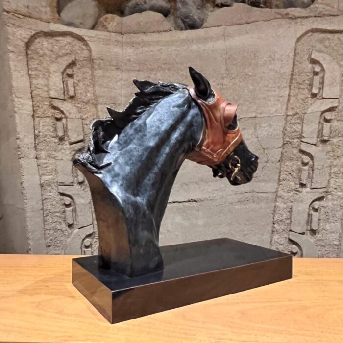 pam foss studio gallery bronze racehorse sculpture 3464